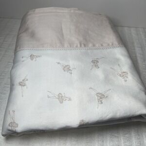 RH Baby & Child Restoration Hardware Twin Flat Sheet Ballerina